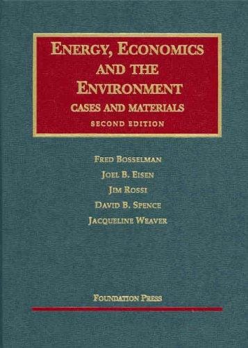 Energy, economics, and the environment