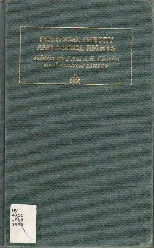 Political theory and animal rights