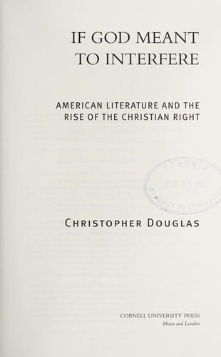 If God meant to interfere