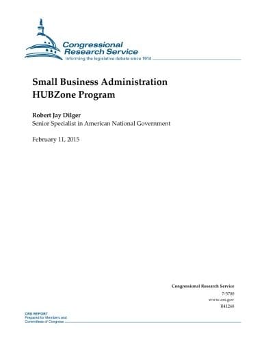 Small Business Administration HUBZone Program (CRS Reports)