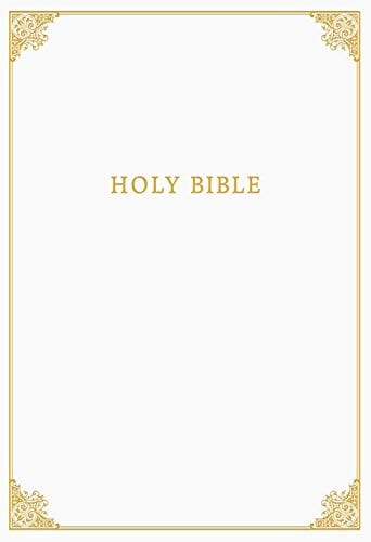 CSB Family Bible, White Bonded Leather Over Board