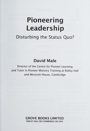 Pioneering leadership