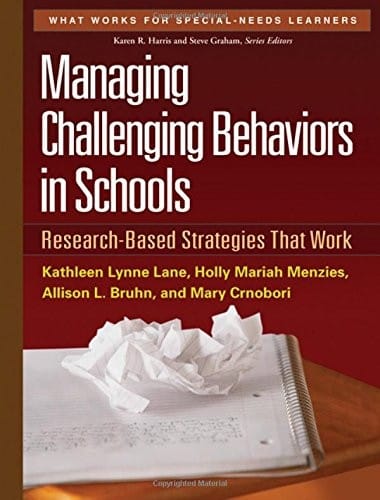 Managing challenging behaviors in schools