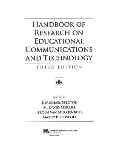 Handbook of research on educational communications and technology