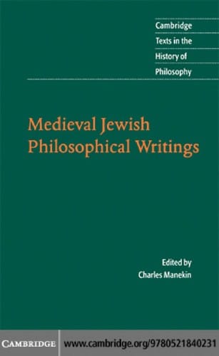 Medieval Jewish philosophical writings