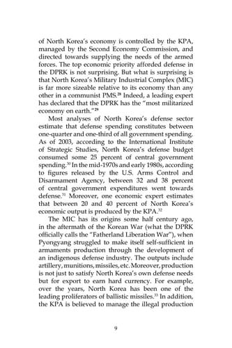 North Korea's military threat