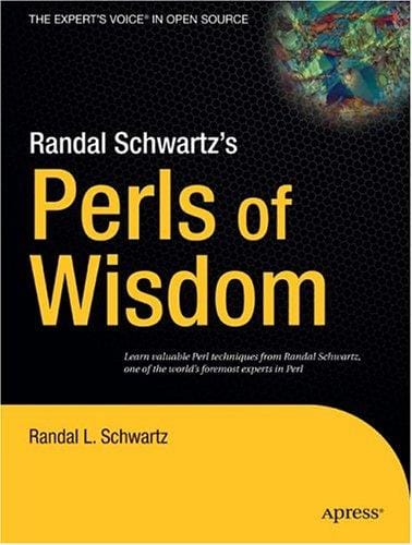 Randal Schwartz's Perls of wisdom