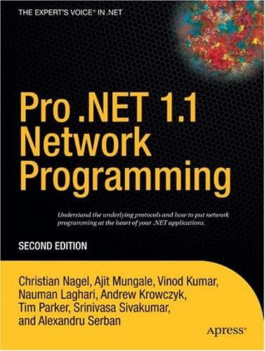 Pro .NET 1.1 network programming
