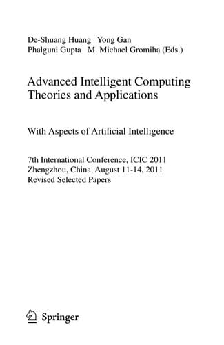 Advanced Intelligent Computing Theories and Applications. With Aspects of Artificial Intelligence