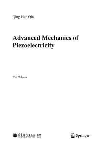 Advanced Mechanics of Piezoelectricity