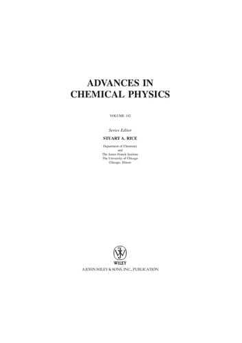Advances in chemical physics