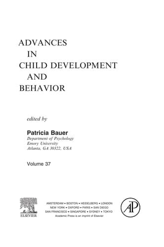 Advances in child development and behavior