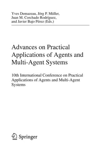 Advances on Practical Applications of Agents and Multi-Agent Systems