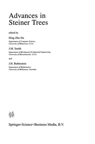 Advances in Steiner trees