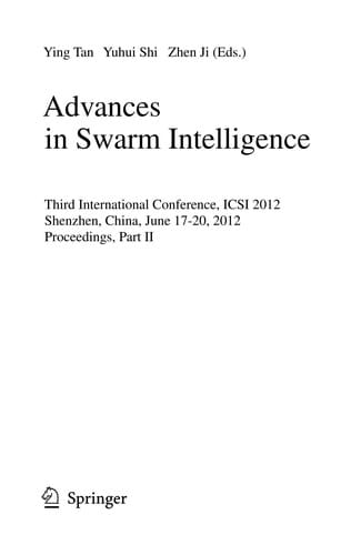 Advances in Swarm Intelligence