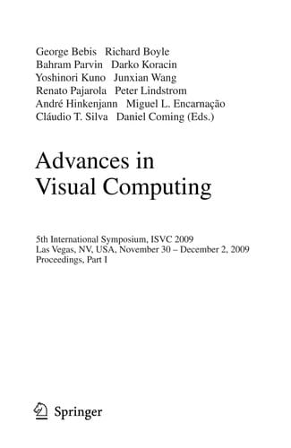 Advances in Visual Computing
