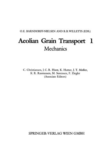 Aeolian grain transport