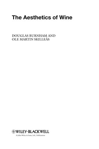 The aesthetics of wine