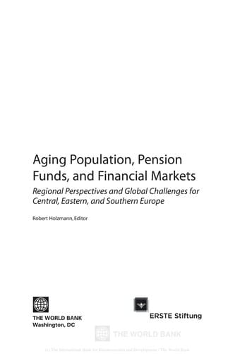 Aging populations, pension funds, and financial markets