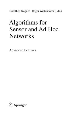 Algorithms for sensor and ad hoc networks