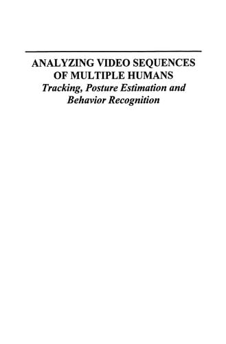 Analyzing video sequences of multiple humans