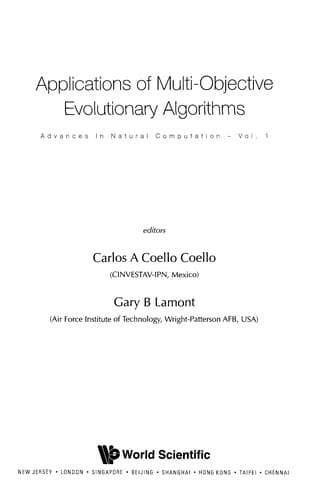 Applications of multi-objective evolutionary algorithms
