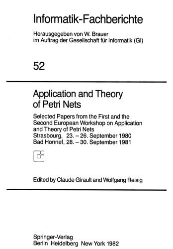 Application and Theory of Petri Nets