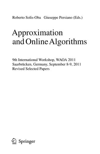 Approximation and Online Algorithms