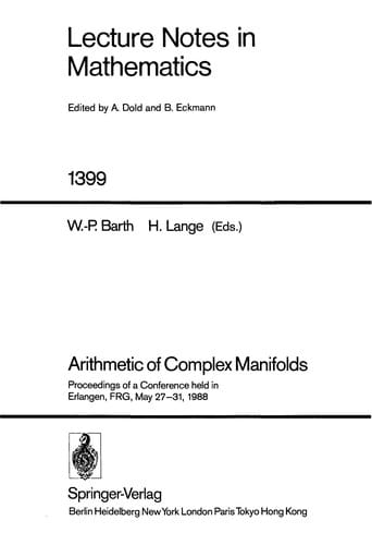 Arithmetic of complex manifolds