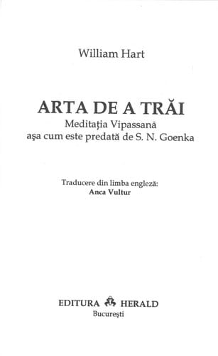 Arta de a trăi