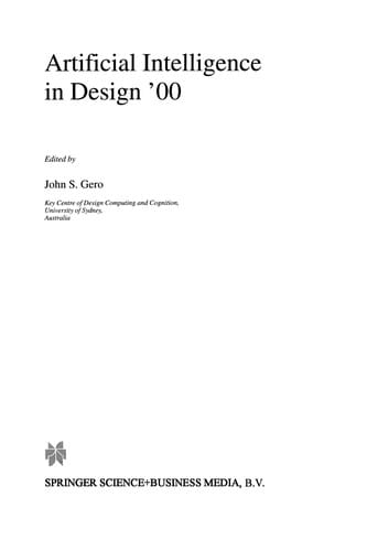 Artificial Intelligence in Design '00