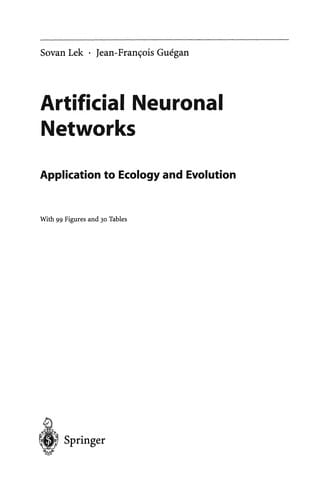 Artificial Neuronal Networks