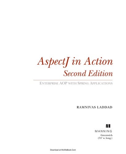 AspectJ in action