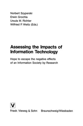 Assessing the Impacts of Information Technology