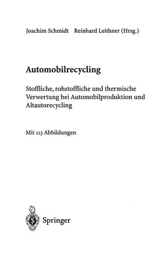 Automobilrecycling