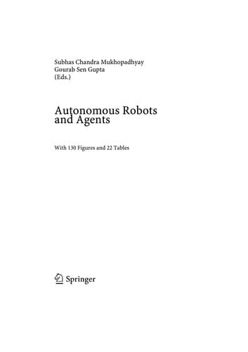 Autonomous robots and agents