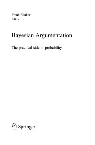 Bayesian Argumentation