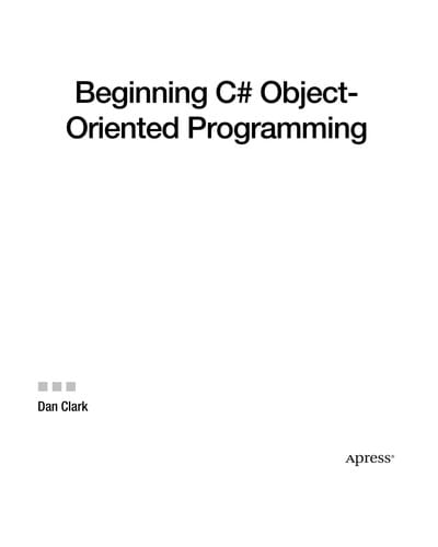 Beginning C# Object-Oriented Programming