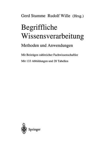 Begriffliche Wissensverarbeitung