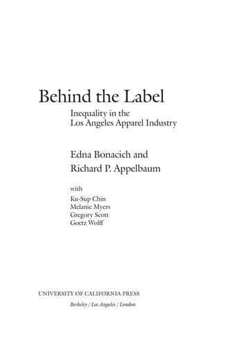 Behind the label