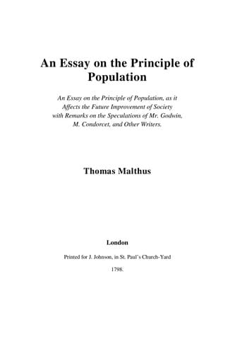 Beyond Malthus