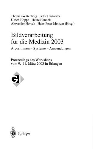 Bildverarbeitung für die Medizin 2003