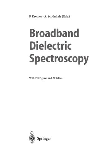Broadband Dielectric Spectroscopy