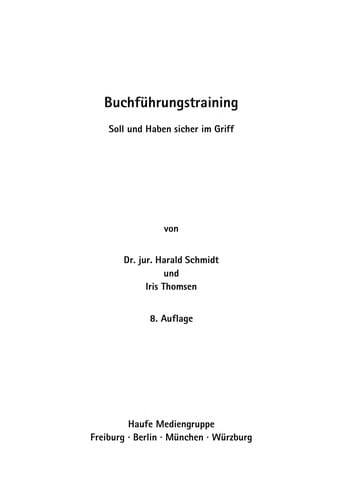 Buchführungstraining