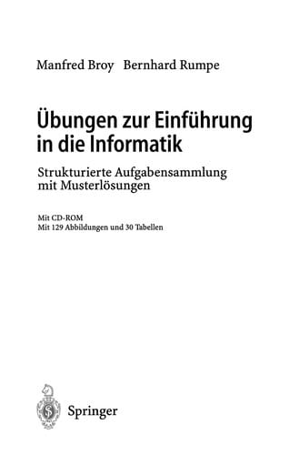 Übungen zur Einführung in die Informatik