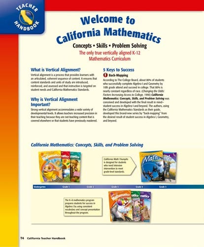 California mathematics