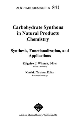 Carbohydrate synthons in natural products chemistry