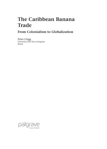 The Caribbean banana trade