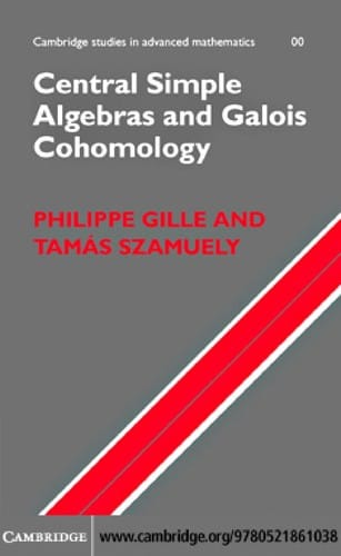 CENTRAL SIMPLE ALGEBRAS AND GALOIS COHOMOLOGY