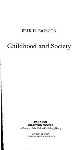 Childhood and society.